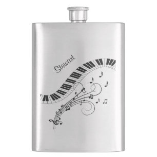Klavier Keyboard Music Design Personal Flachmann