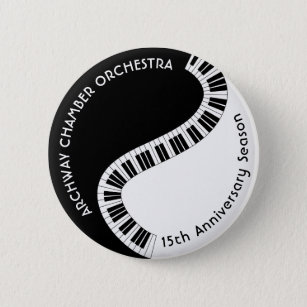 Klavier Keyboard Music Teacher School Orchestra Button