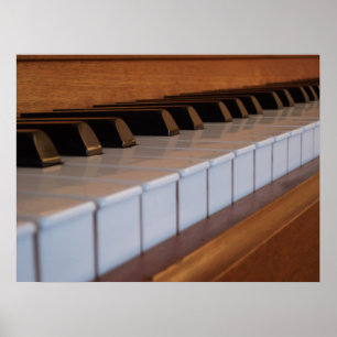 Klavier-Keyboard-Poster Poster