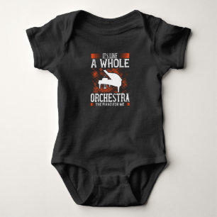 Klavier - Klavier ist wie ein ganzes Orchester Baby Strampler