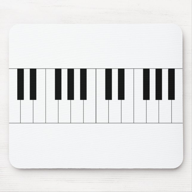 Klavier, Klaviertasten Mousepad (Vorne)