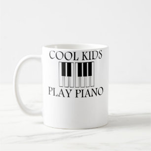 Klavier 	 Männer Frauen Und Kinder Stilrichtungen Kaffeetasse