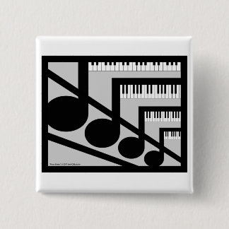 Klavier-Musik-Knopf Button