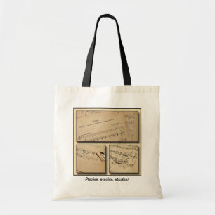 Klavier-Musik-kundenspezifische Taschen-Tasche Tragetasche