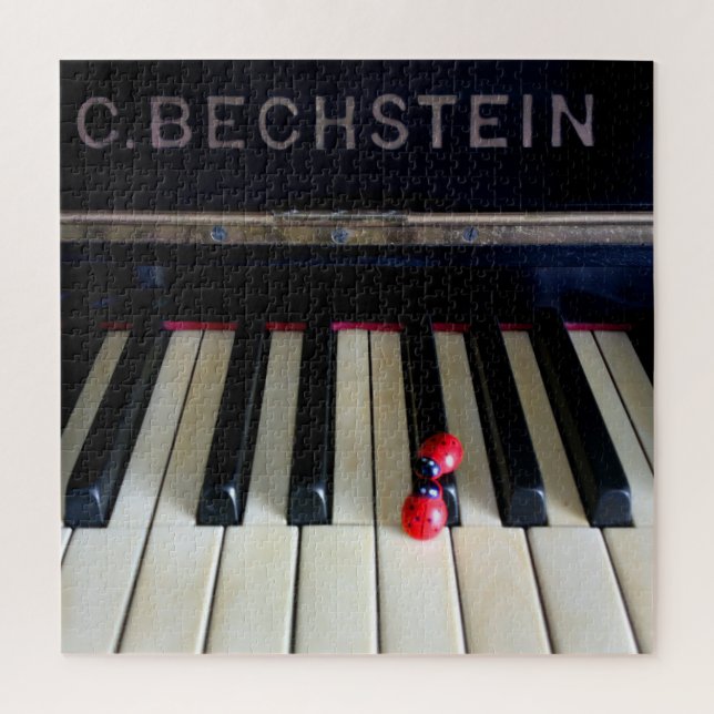 Klavier - Nostalgie-Puzzle (Vertikal)