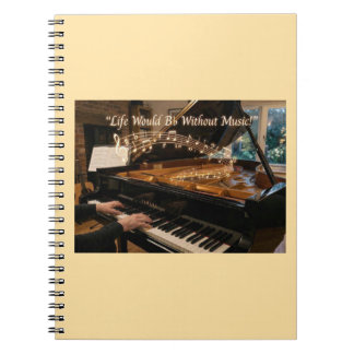 Klavier Notizbuch – Leben wäre Bb ohne Musik Notizblock