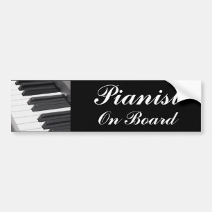 Klavier-oder Organ-Tasten Autoaufkleber