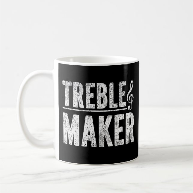 Klavier Pianist Diskantmacher Kaffeetasse (Links)