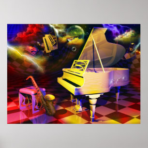 Klavier Poster