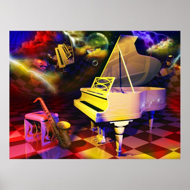 Klavier Poster (Vorne)