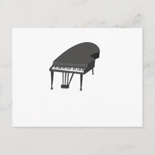 Klavier Postkarte