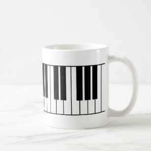 Klavier-Schlüssel Kaffeetasse