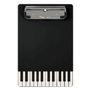 Klavier-Schlüssel Mini Klemmbrett