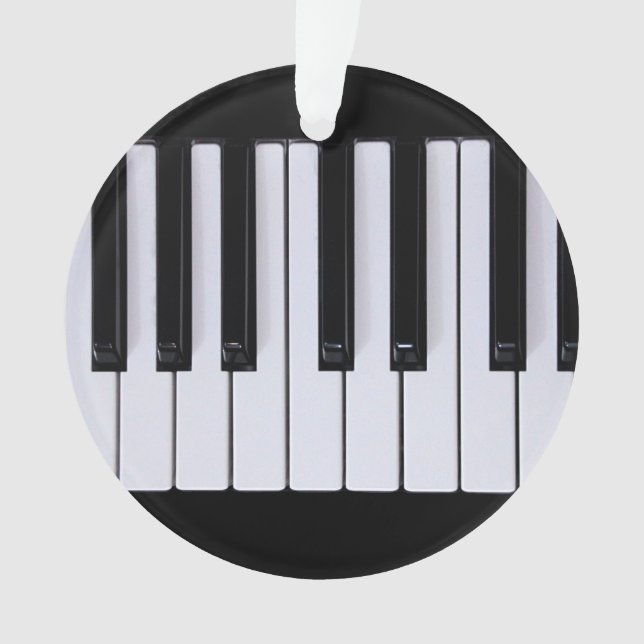 Klavier-Schlüssel Ornament (Vorderseite)