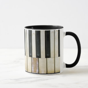 Klavier-Schlüssel Tasse