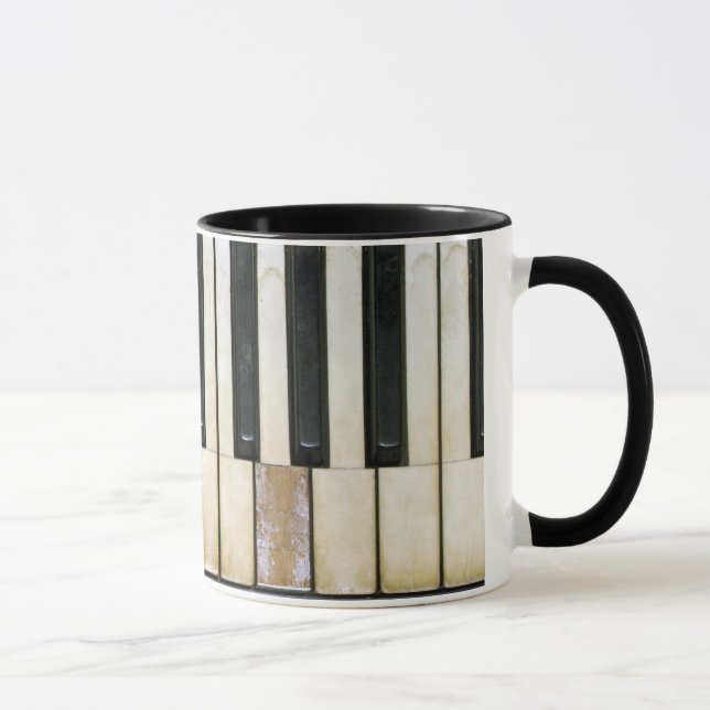 Klavier-Schlüssel Tasse (Rechts)