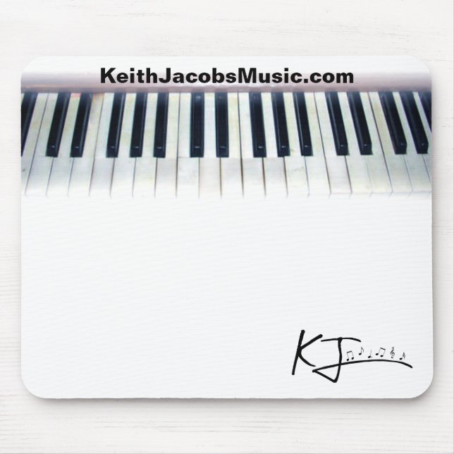 Klavier Schlüsselmousepad Mousepad (Vorne)