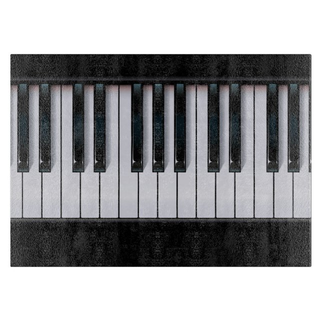 Klavier Schneidebrett (Vorderseite)