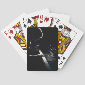 Klavier spielen spielkarten