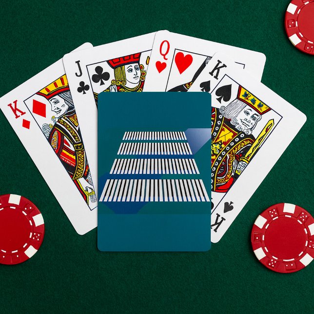 Klavier spielt Musik auf Karten Spielkarten (Von Creator hochgeladen)