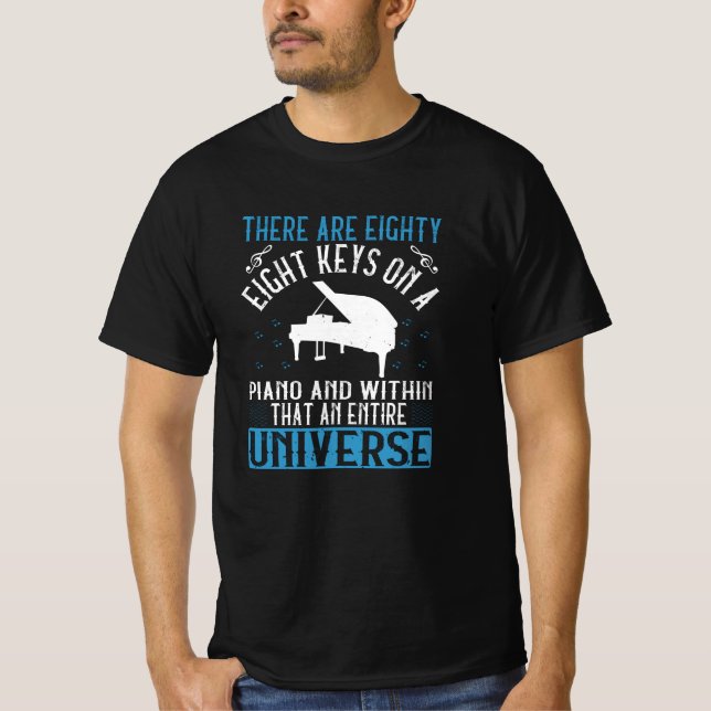 Klavier - T-Shirt (Vorderseite)