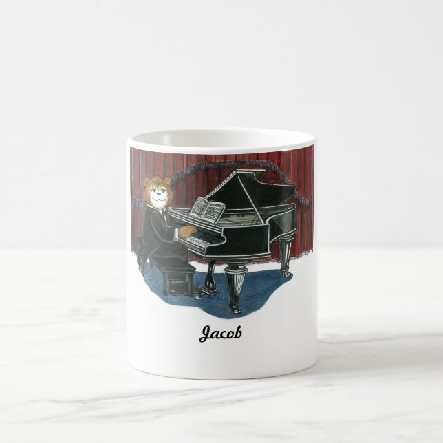 Klavier-Tasse Kaffeetasse (Mittel)