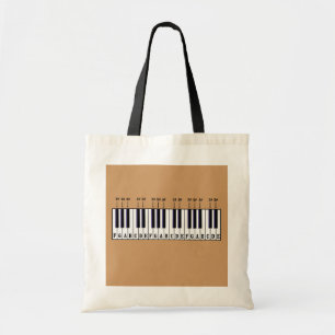 Klavier-Tastatur-Diagramm Tragetasche