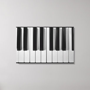 Klavier-Tastatur-Gewohnheit dehnte Leinwand-Druck Leinwanddruck