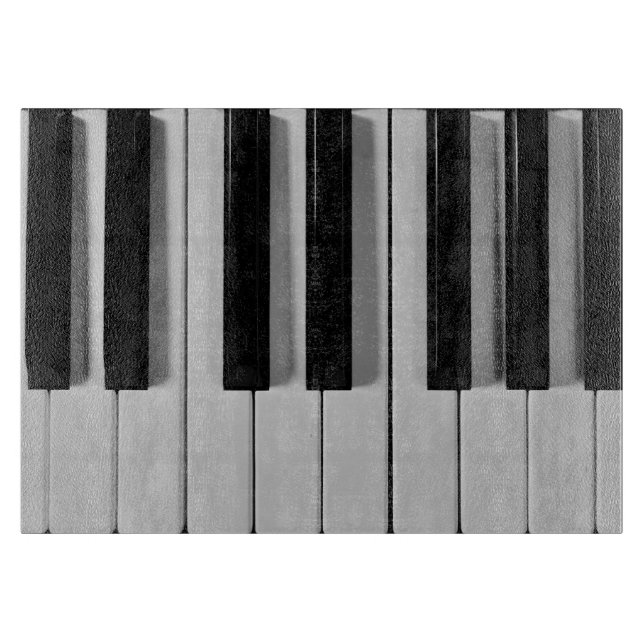 Klavier-Tastatur-Gewohnheits-Schneidebrett Schneidebrett (Vorderseite)