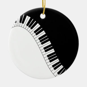 Klavier-Tastatur Keramikornament