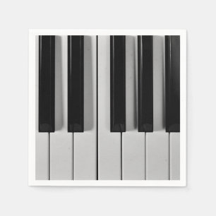 Klavier-Tastatur-kundenspezifische Serviette