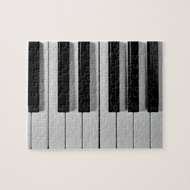 Klavier-Tastatur-kundenspezifisches Puzzle (Horizontal)