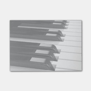 Klavier-Tastatur Post-it Klebezettel