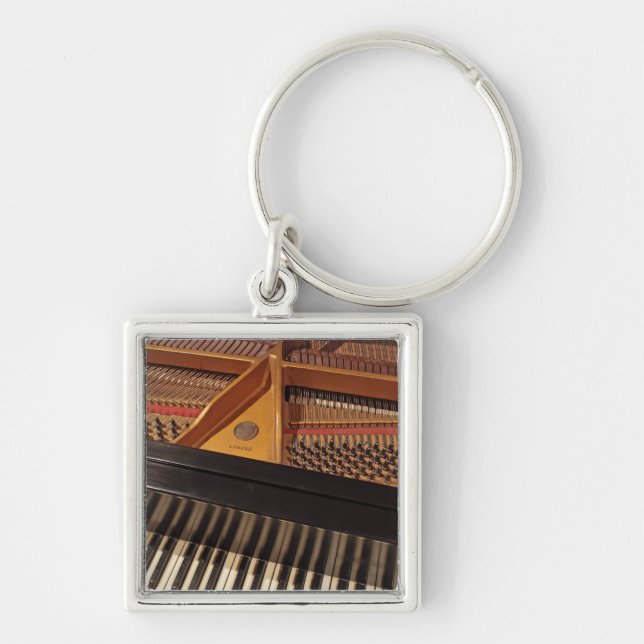 Klavier-Tastatur-Schlüsselanhänger Schlüsselanhänger (Vorne)