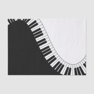Klavier-Tastatur Seidenpapier