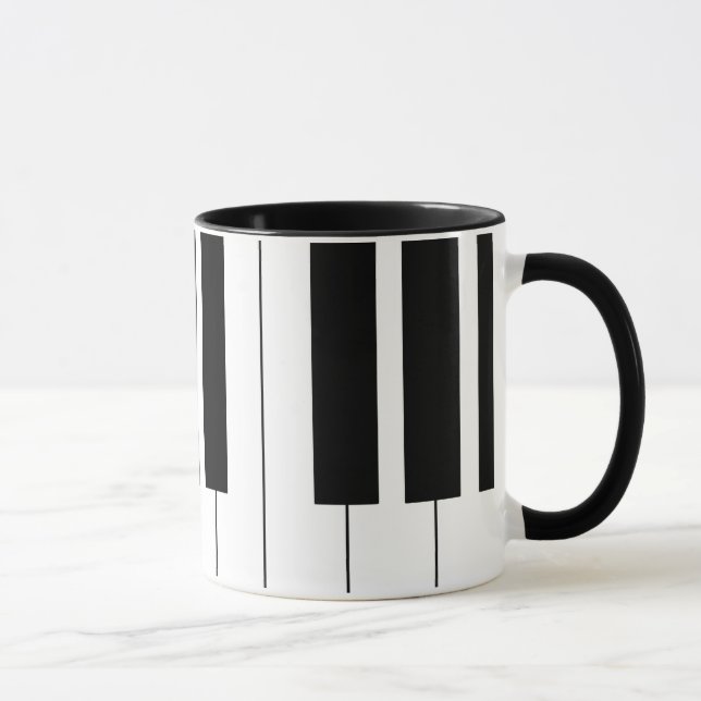 Klavier-Tastatur-Tasse Tasse (Rechts)
