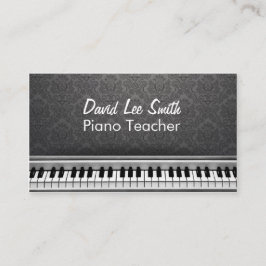 Klavier Teacher Visitenkarte