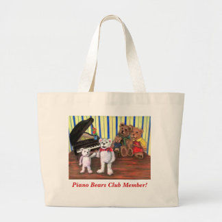 Klavier trägt jumbo stoffbeutel