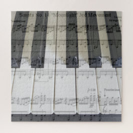 Klavier u. Mondschein-Sonate-Puzzle