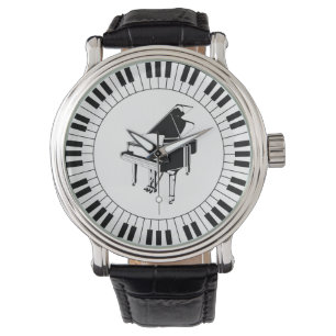 Klavier-Uhr Armbanduhr
