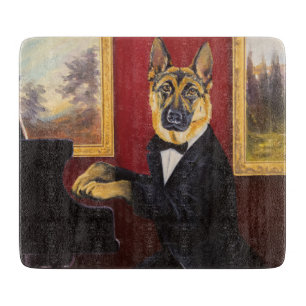 Klavier-Walzer des Schäferhund- Schneidebrett