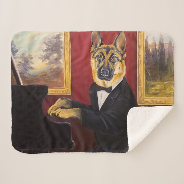 Klavier-Walzer des Schäferhund-| Sherpadecke (Vorderseite (Horizontal))