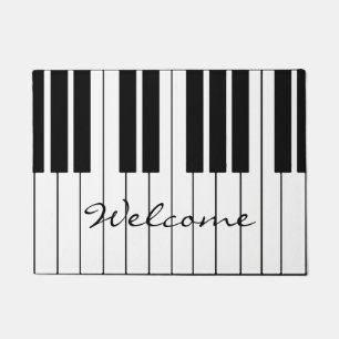 KLAVIER-WILLKOMMEN 18" x 24" Tür-Matte Fußmatte