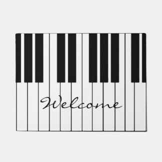 KLAVIER-WILLKOMMEN 18" x 24" Tür-Matte Fußmatte