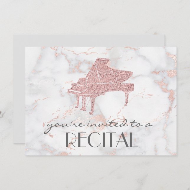 Klavierbesprechung Einladung (Vorne/Hinten)