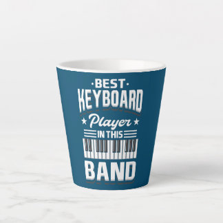 Klavierdesign für den Piano Player Beste Tastatur Milchtasse