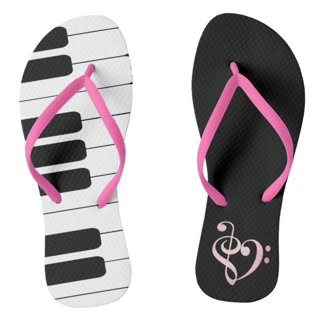 Klavierflöße Flip Flops (Fußbett)