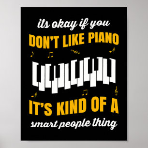 Klaviergeschenk für Orchestermusiker Musikinstrume Poster