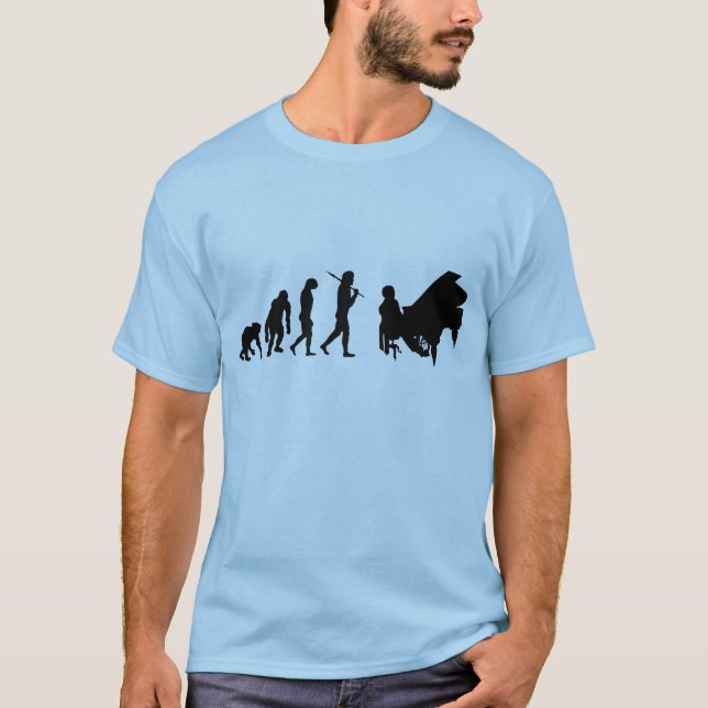 Klaviergeschenke Pianisten Bach Mozart Beethoven T-Shirt (Vorderseite)