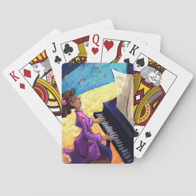 Klavierkonzert Spielkarten (Rückseite)
